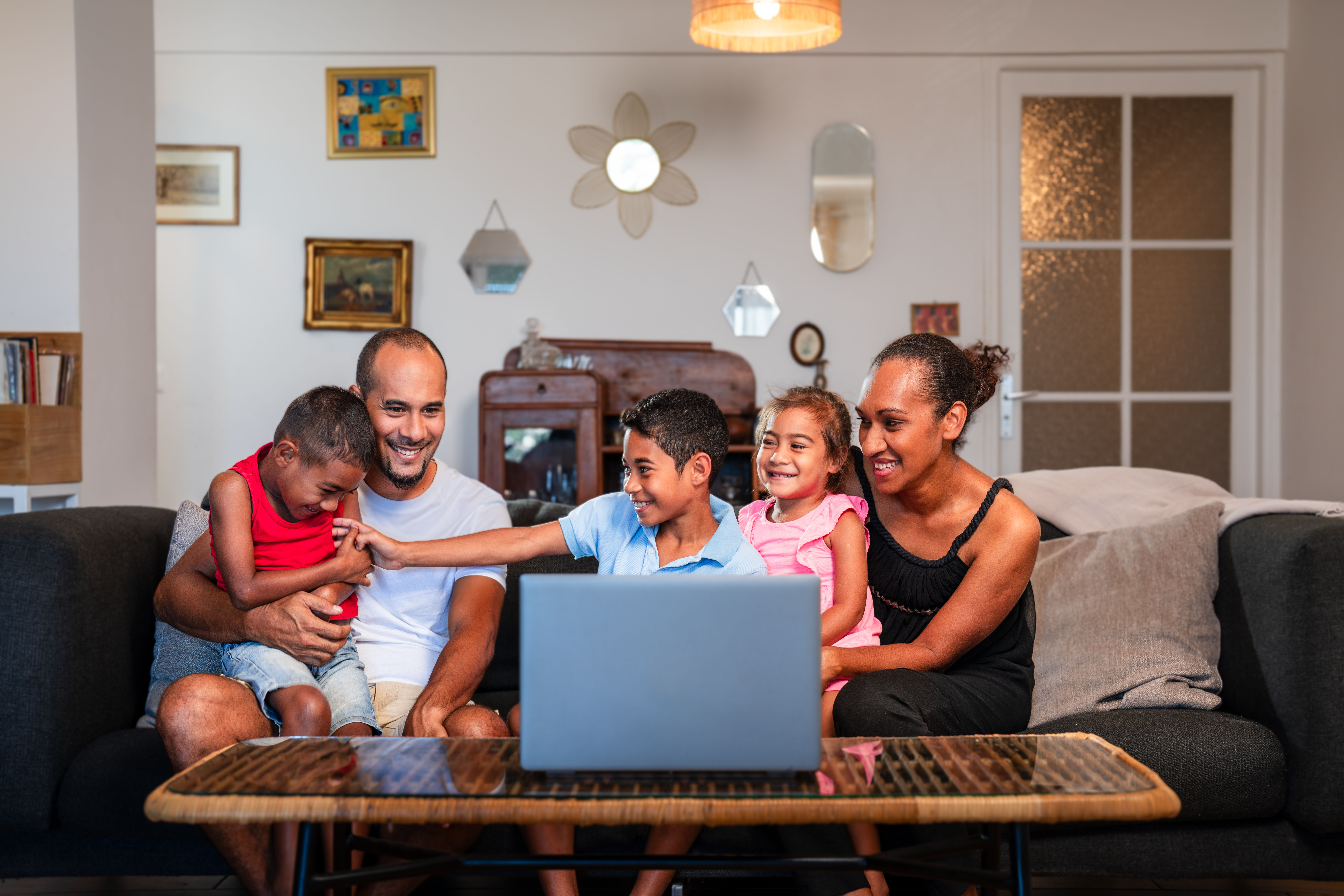 Famille en fibre optique