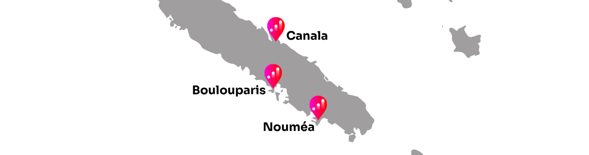 Carte de la Nouvelle-Calédonie